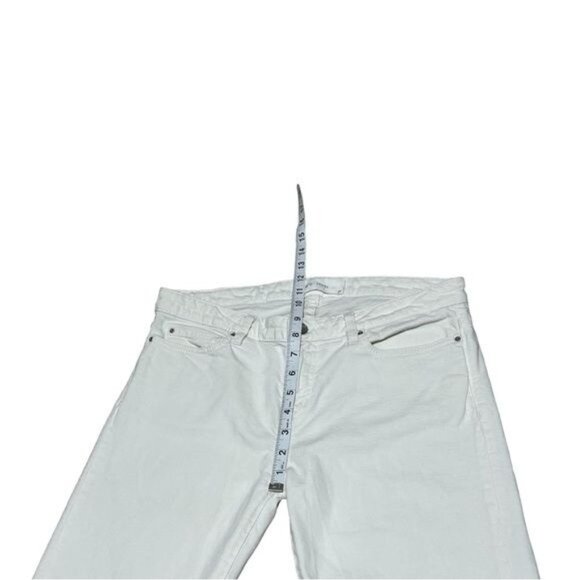 IRO White Fringe Mid Rise Straight Leg Jeans Size 31 – Stretch Cotton Blend, Exc - Picture 3 of 10